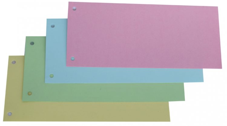 Przekładki do segregatora wąskie MAX 240×105