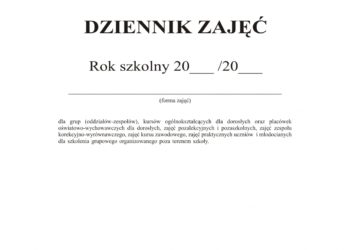 Dziennik zajęć pozalekcyjnych