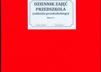Dziennik zajęć przedszkola MEN-I/1