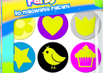 Farby do malowania palcami Bambino (12 kolorów)