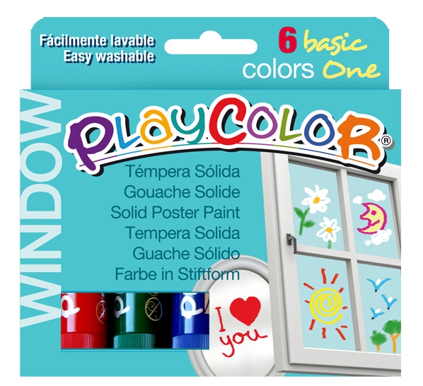 Farby w sztyfcie PlayColor One Window
