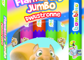 Flamastry dwustronne Jumbo Bambino (12 kolorów)
