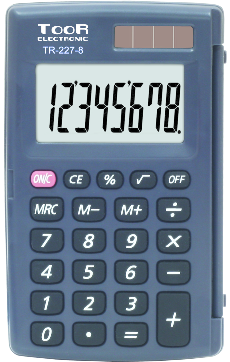 Kalkulator kieszonkowy Toor TR-225 z klapką