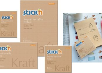 Notesy Kraft z papieru niewybielanego