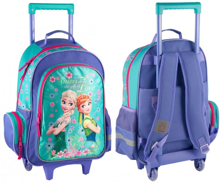 Plecak na kółkach Paso z licencją „Kraina lodu”