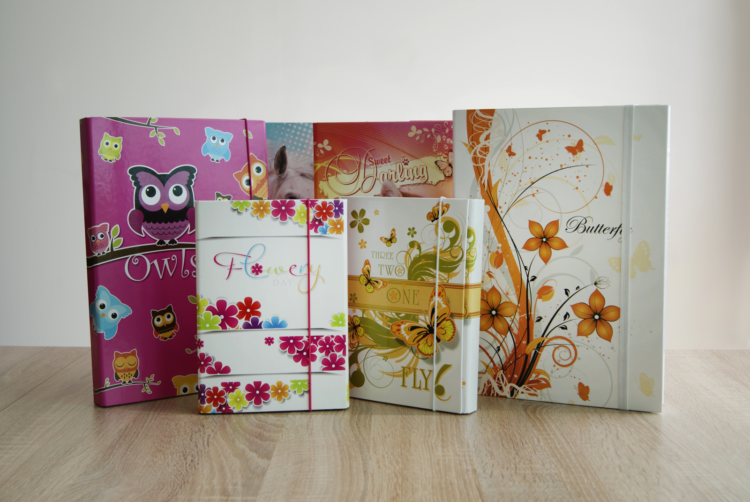 Teczka skrzydłowa z gumką