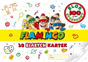 BLOKI RYSUNKOWE FLAMINGO