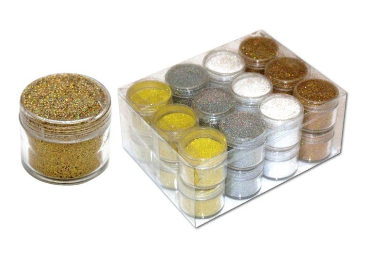 Brokat sypki w zestawie