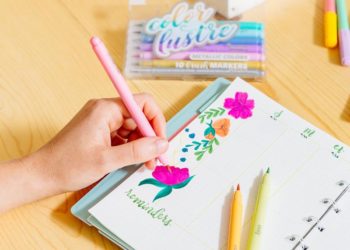 Ooly-Flamastry Pędzelkowe Metaliczne Color Lustre