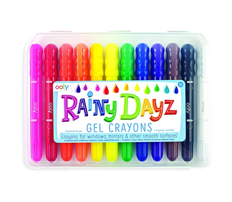 ooly-Żelowe Kredki Do Malowania Na Szkle, Kredki na deszczowe dni Rainy Dayz (133-48)