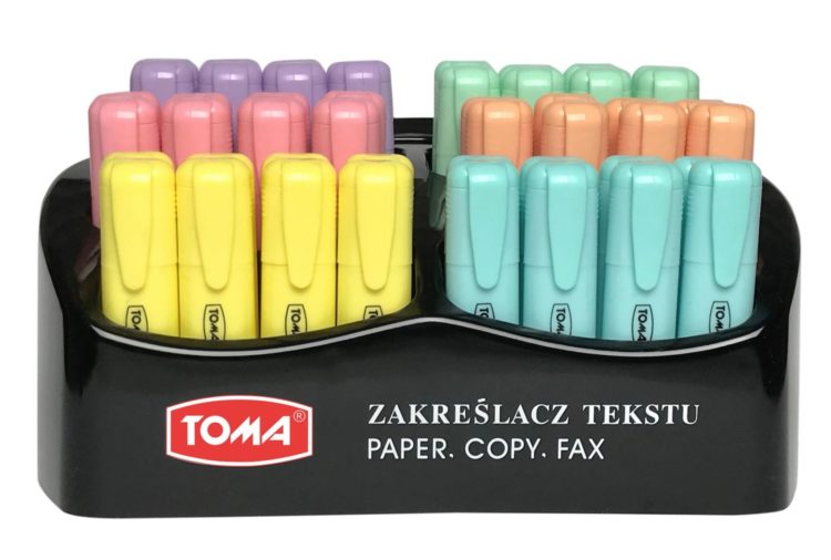 Toma – zakreślacze tekstu MISTRAL PASTEL