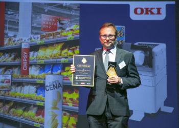 Kolorowa drukarka OKI C844dnW z nagrodą Złote Innowacje Retail 2019