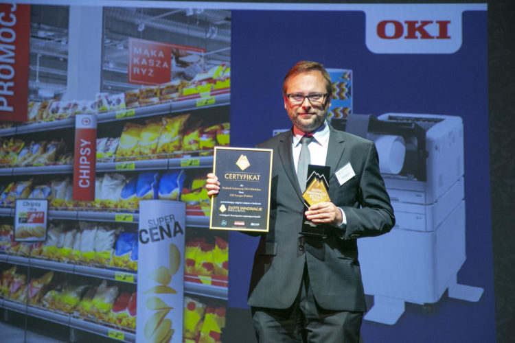 Kolorowa drukarka OKI C844dnW z nagrodą Złote Innowacje Retail 2019