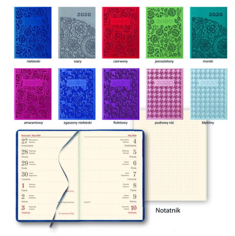 KALENDARZYK 2-TYGODNIOWY A7
