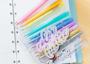 Flamastry Pędzelkowe Metaliczne Color Lustre  (130-064)