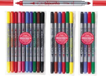 Pisaki podwójne BIPUNTA/Double Point Fibracolor