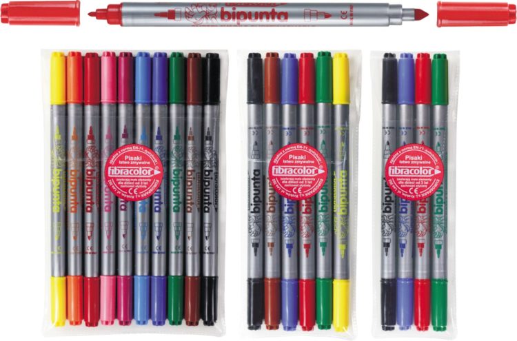 Pisaki podwójne BIPUNTA/Double Point Fibracolor