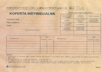 KOPERTY NA DOKUMENTACJĘ MEDYCZNĄ