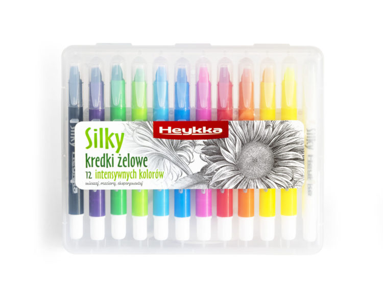 Heykka – Kredki żelowe Silky