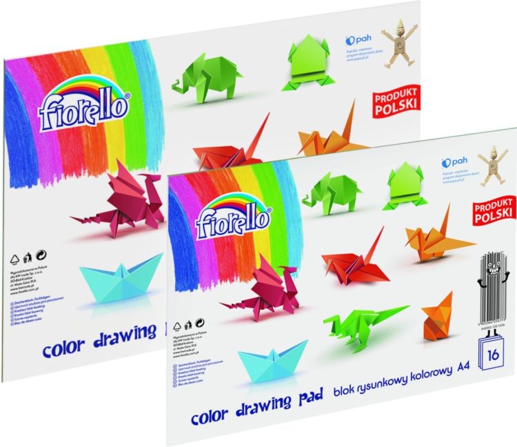 Blok rysunkowy kolorowy FIORELLO
