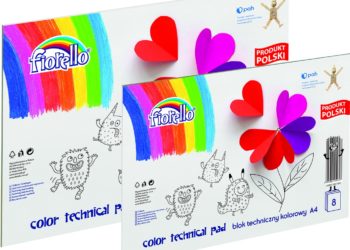 Blok techniczny kolorowy FIORELLO