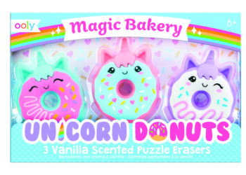 Pachnące Gumki do Ścierania Magiczna Piekarnia Jednorożców, Unicorn Donuts