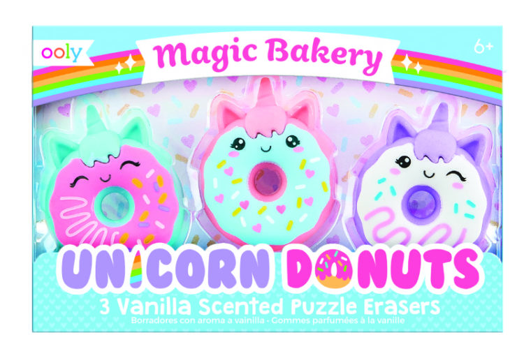 Pachnące Gumki do Ścierania Magiczna Piekarnia Jednorożców, Unicorn Donuts