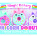 Pachnące Gumki do Ścierania Magiczna Piekarnia Jednorożców, Unicorn Donuts