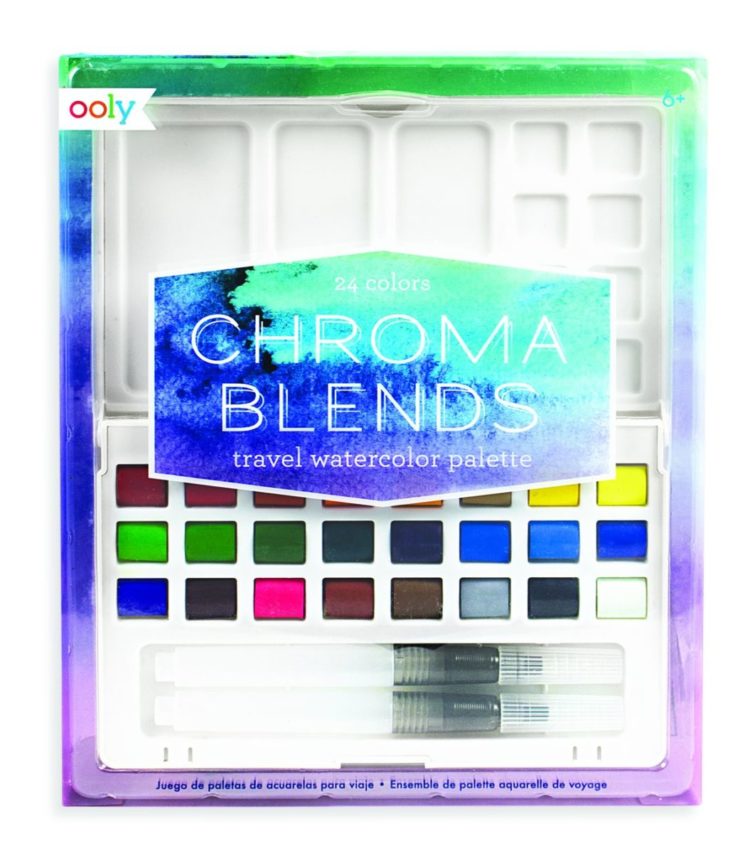 Farby Akwarelowe Na Podróżnej Palecie Chroma Blends
