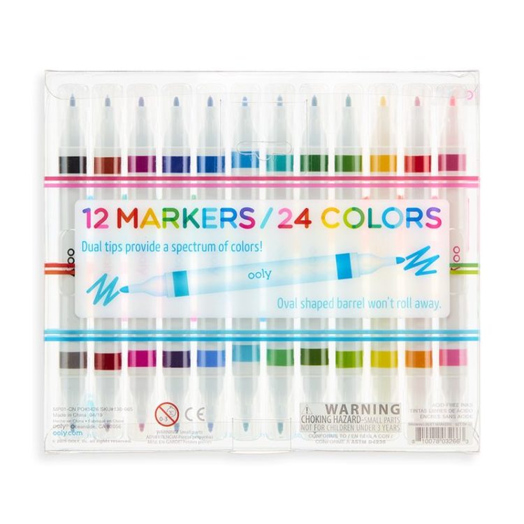 Flamastry Dwustronne Drawing Duet