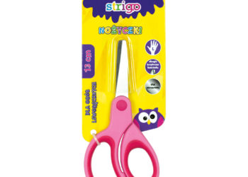 NOŻYCZKI DLA DZIECI Z GUMOWYM WYKOŃCZENIEM STRIGO