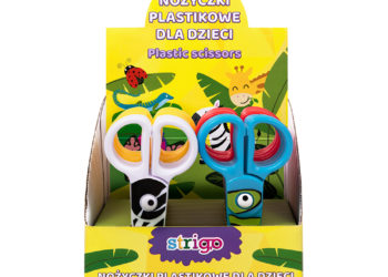 NOŻYCZKI PLASTIKOWE DLA DZIECI STRIGO – ZWIERZĄTKA