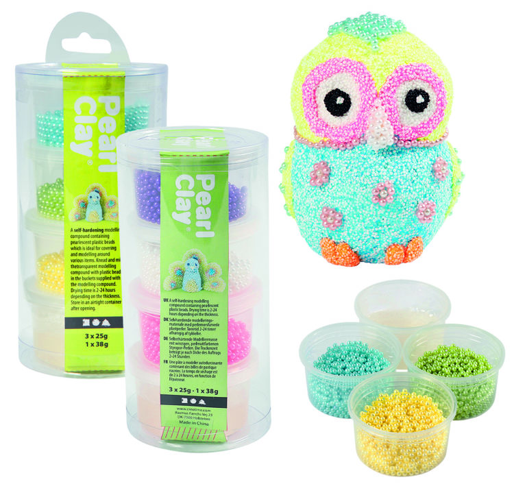 ZESTAW PERŁOWYCH MAS PLASTYCZNYCH