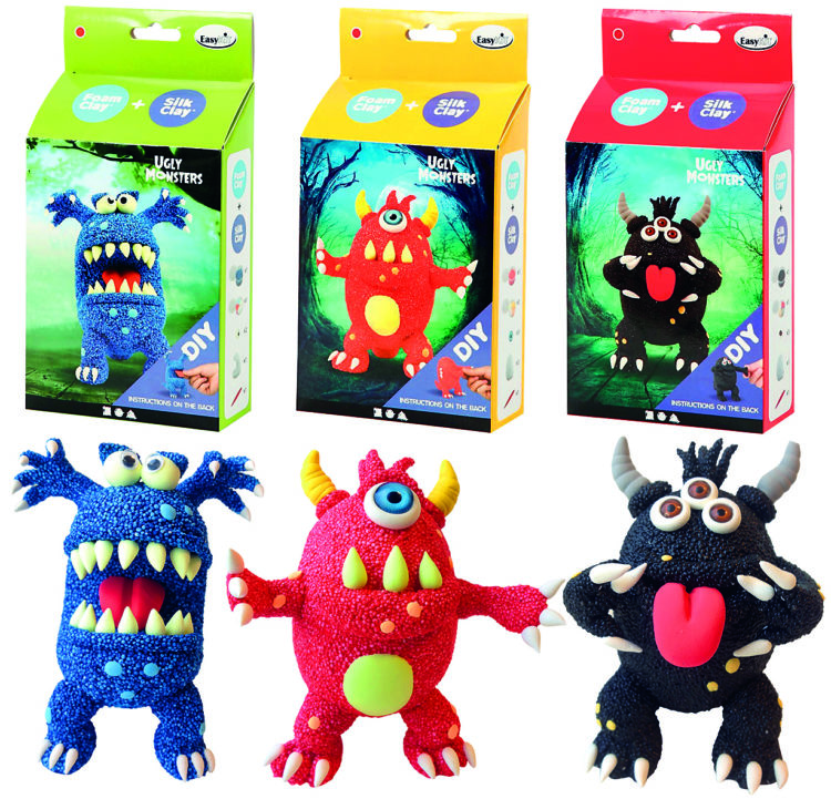 ZESTAWY KREATYWNE – ŚMIESZNE POTWORKI