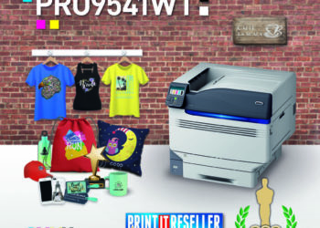 Cyfrowa drukarka termotransferowa OKI Pro9541WT A3+ do druku na odzieży zdobyła dwie branżowe nagrody