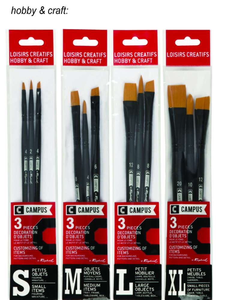 Zestawy pędzli Campus