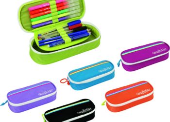 Piórnik FLUO z wyposażeniem CARIOCA