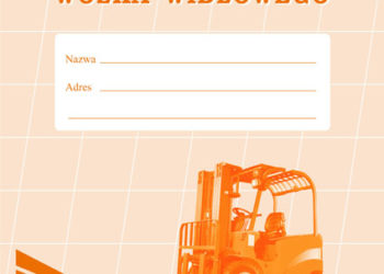 Książka eksploatacyjna wózka widłowego. Typograf 02188