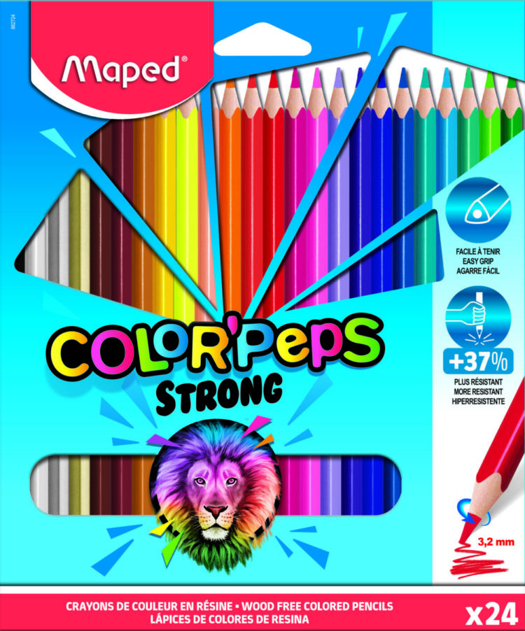 Kredki trójkątne Maped Color’Peps Strong