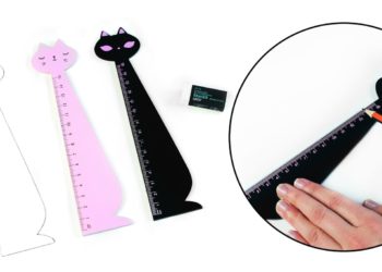 Linijka drewniana KOT  FIORELLO