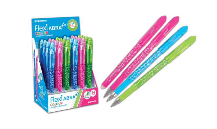 DŁUGOPIS ŚCIERALNY FLEXI ABRA COLOUR