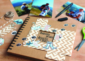 Album na spirali z okienkiem, 20x20cm