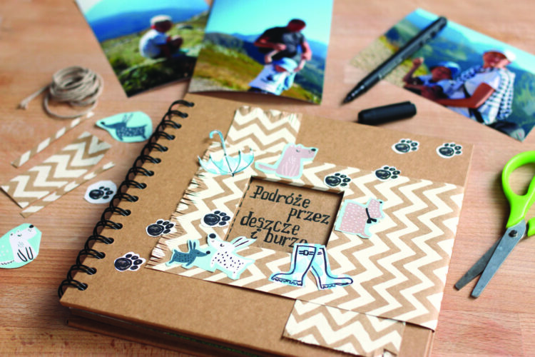 Album na spirali z okienkiem, 20x20cm